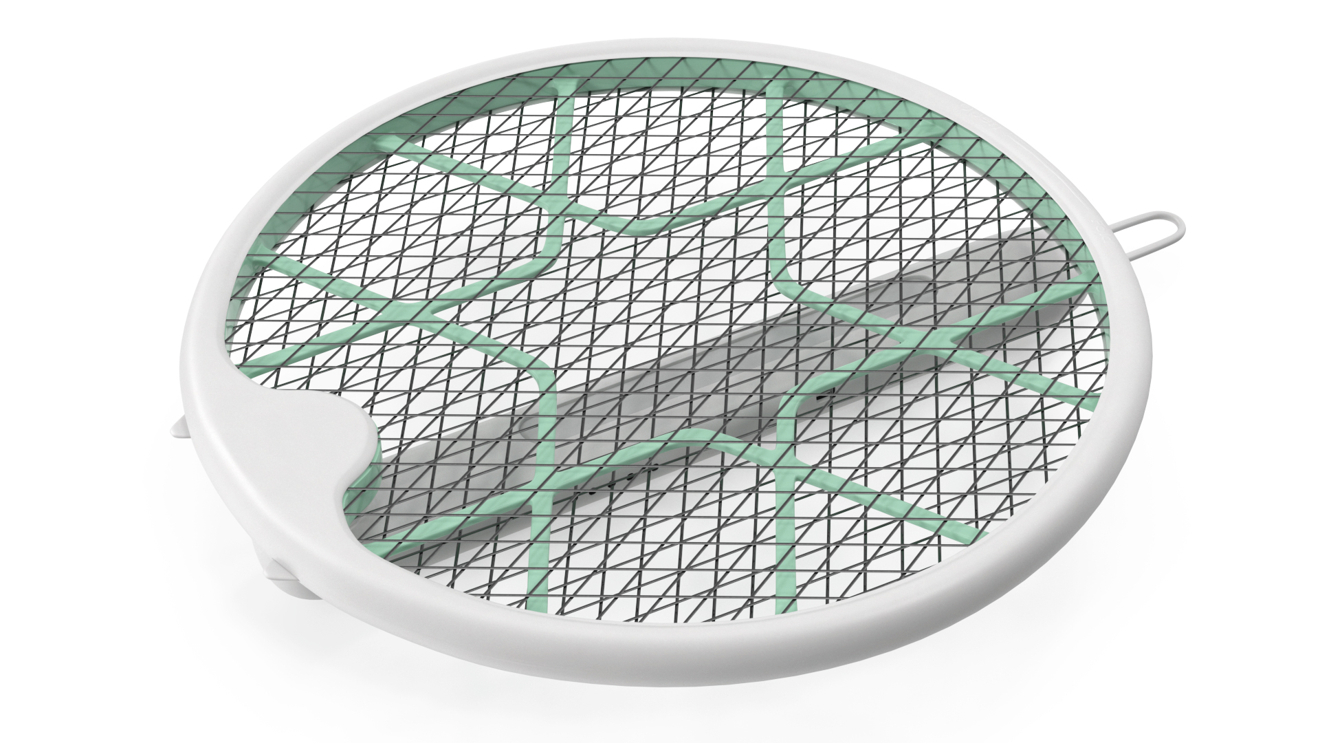 3D Folded Electric Bug Zapper Racket model