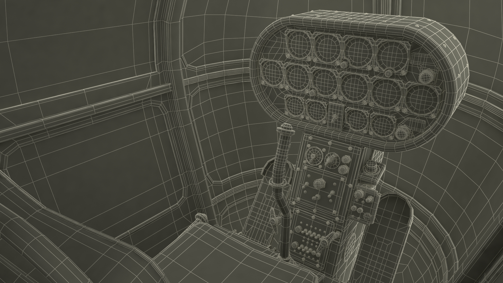 Navy Helicopter Sikorsky H-5 Green 3D model