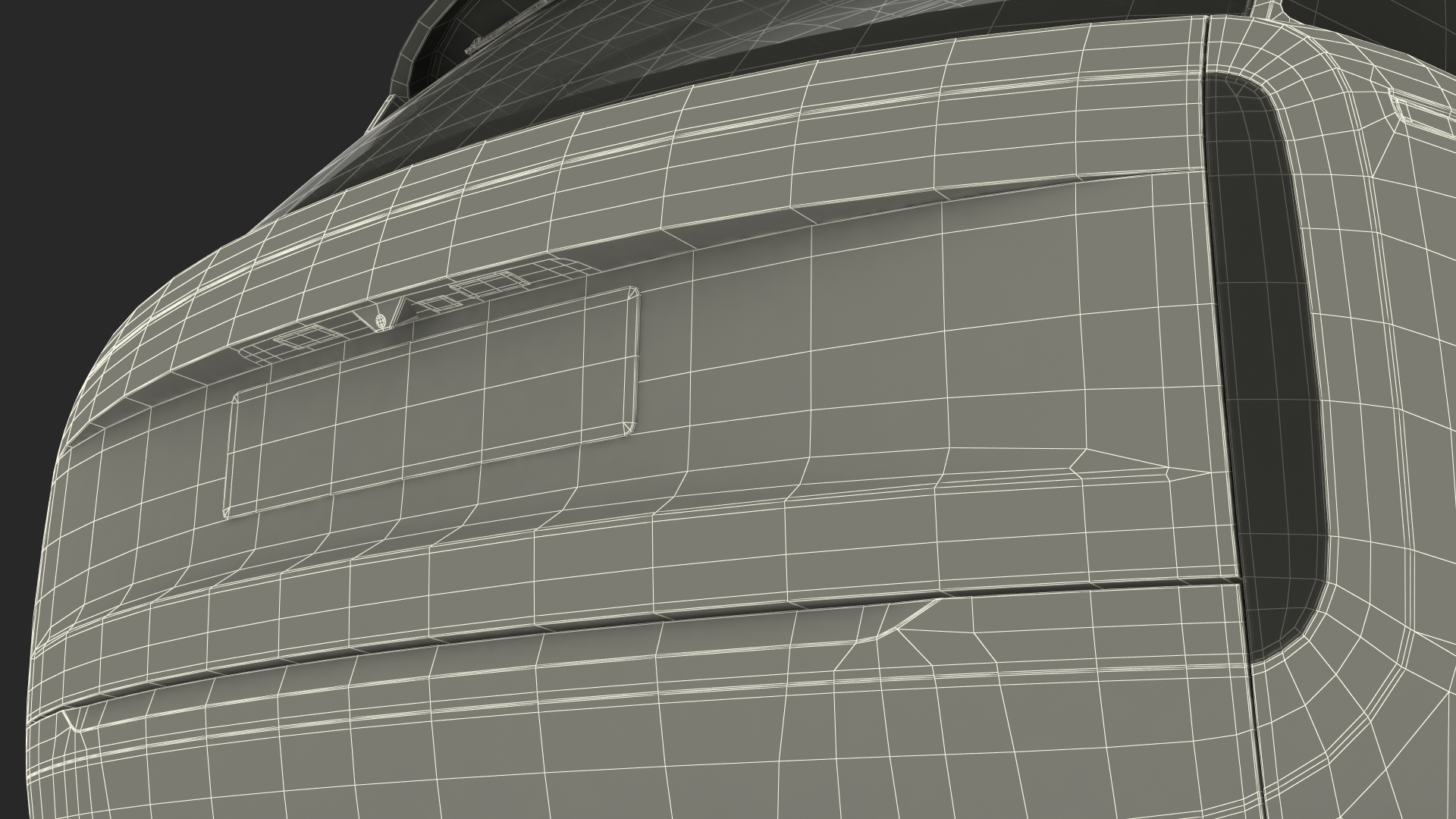 Luxury European SUV 3D model