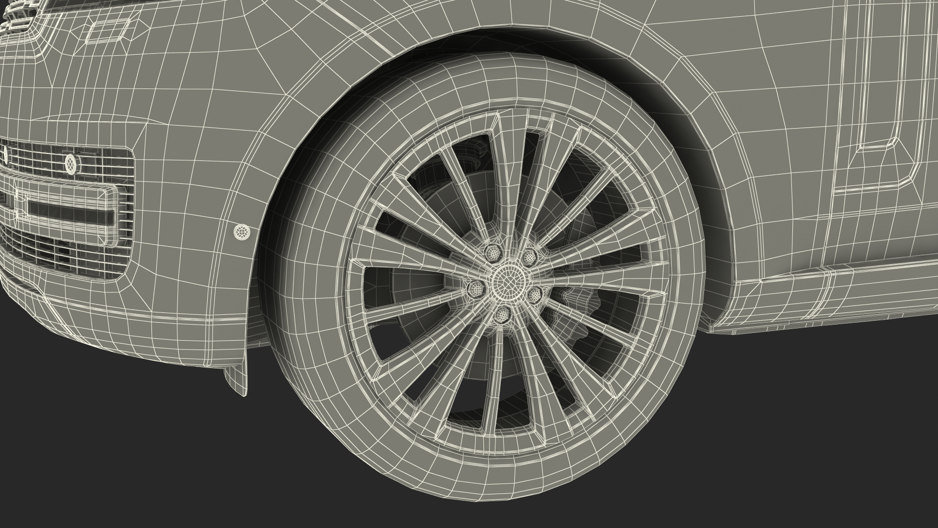 Luxury European SUV 3D model