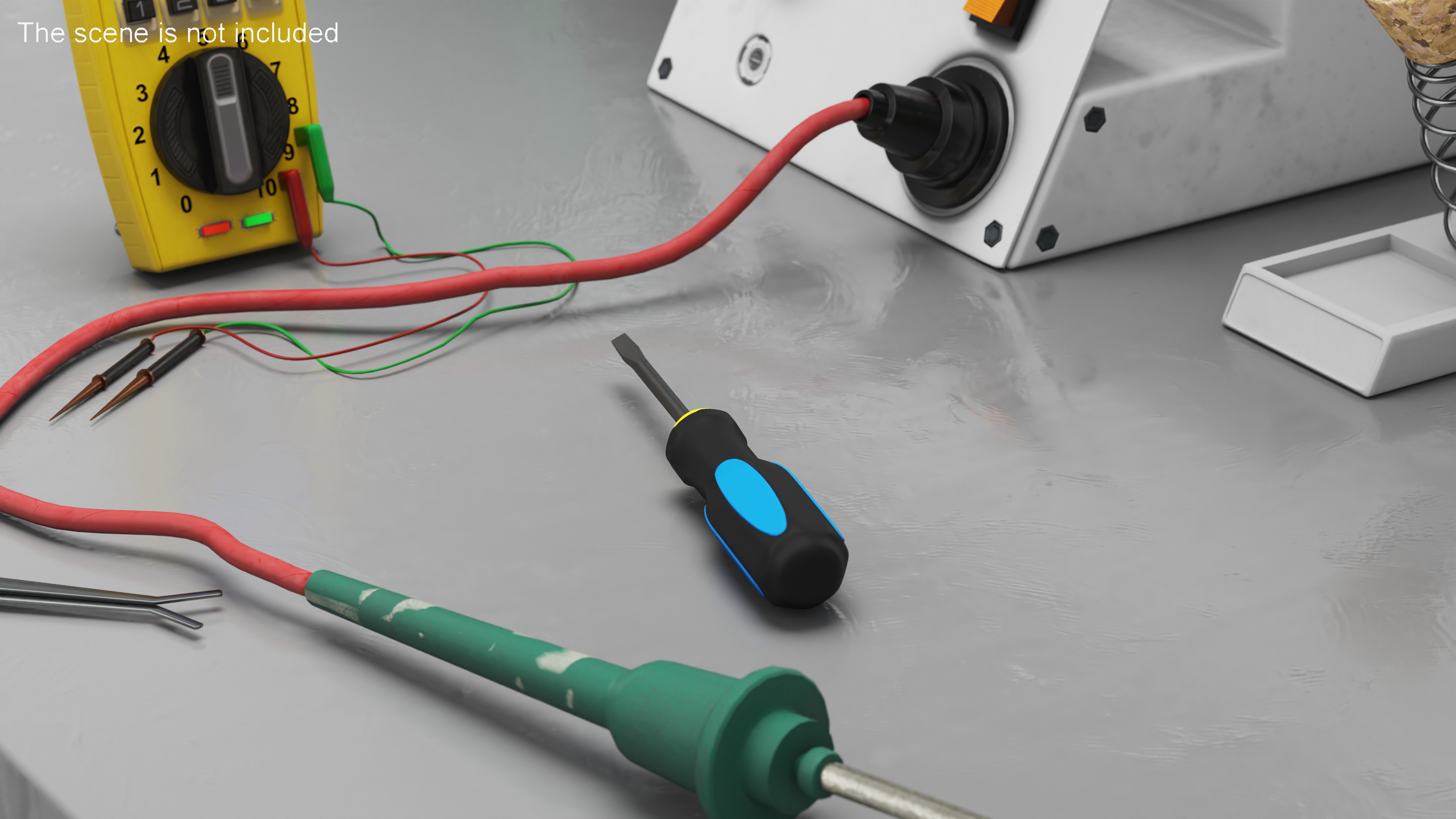 3D model Flat Head Screwdriver 6mm