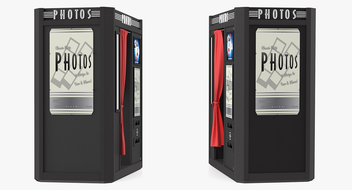 3D model Photo Booth Cabin Digital
