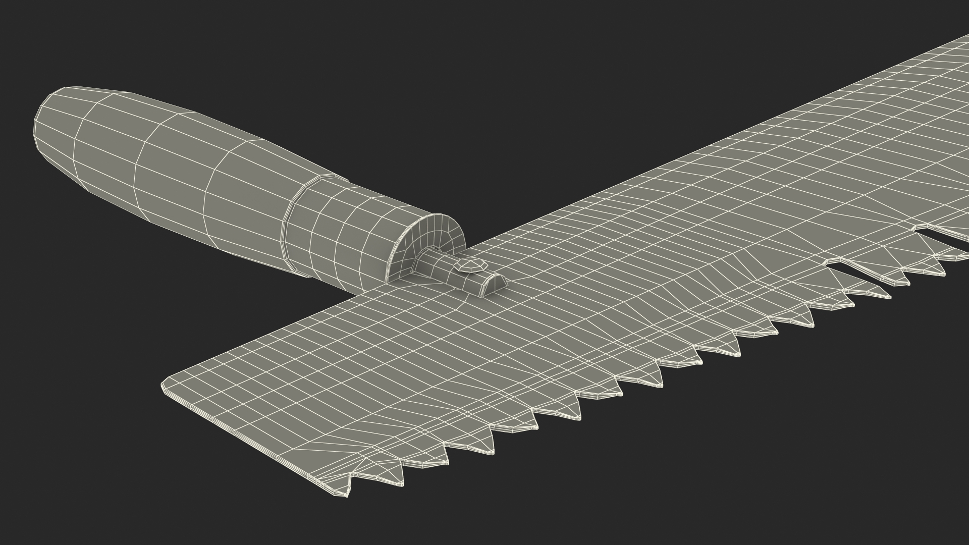 One Man Lynx Brand 3ft Crosscut Saw Old 3D model
