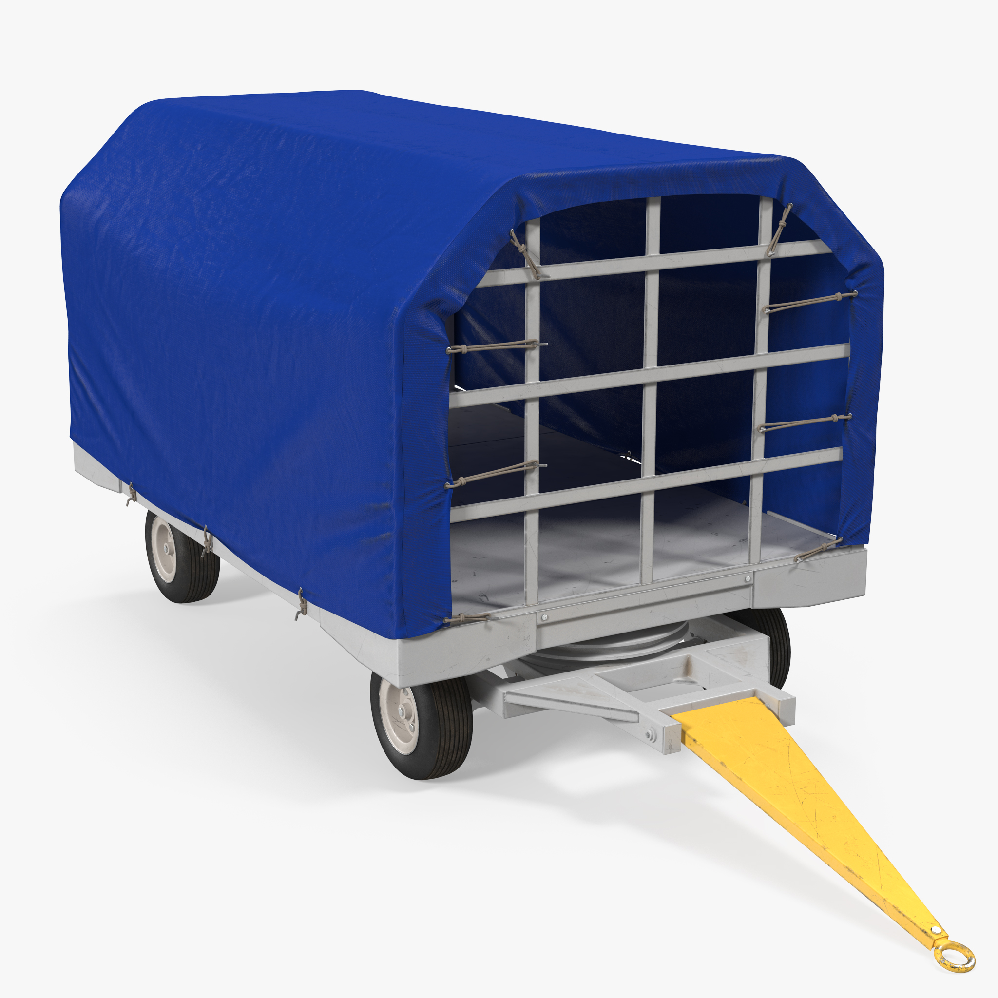 Covered Airport Luggage Trailer, view 7