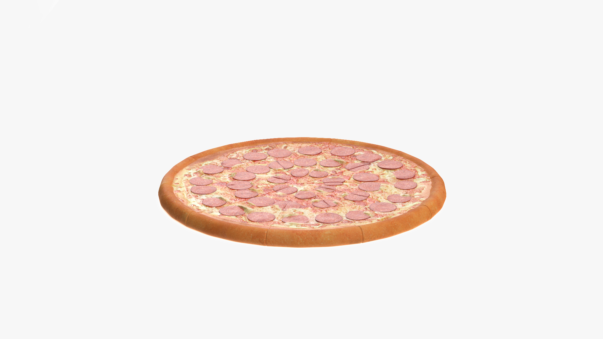 3D model Pepperoni Pizza