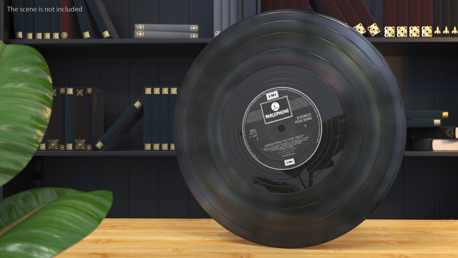 Vinyl Record The Beatles 3D model