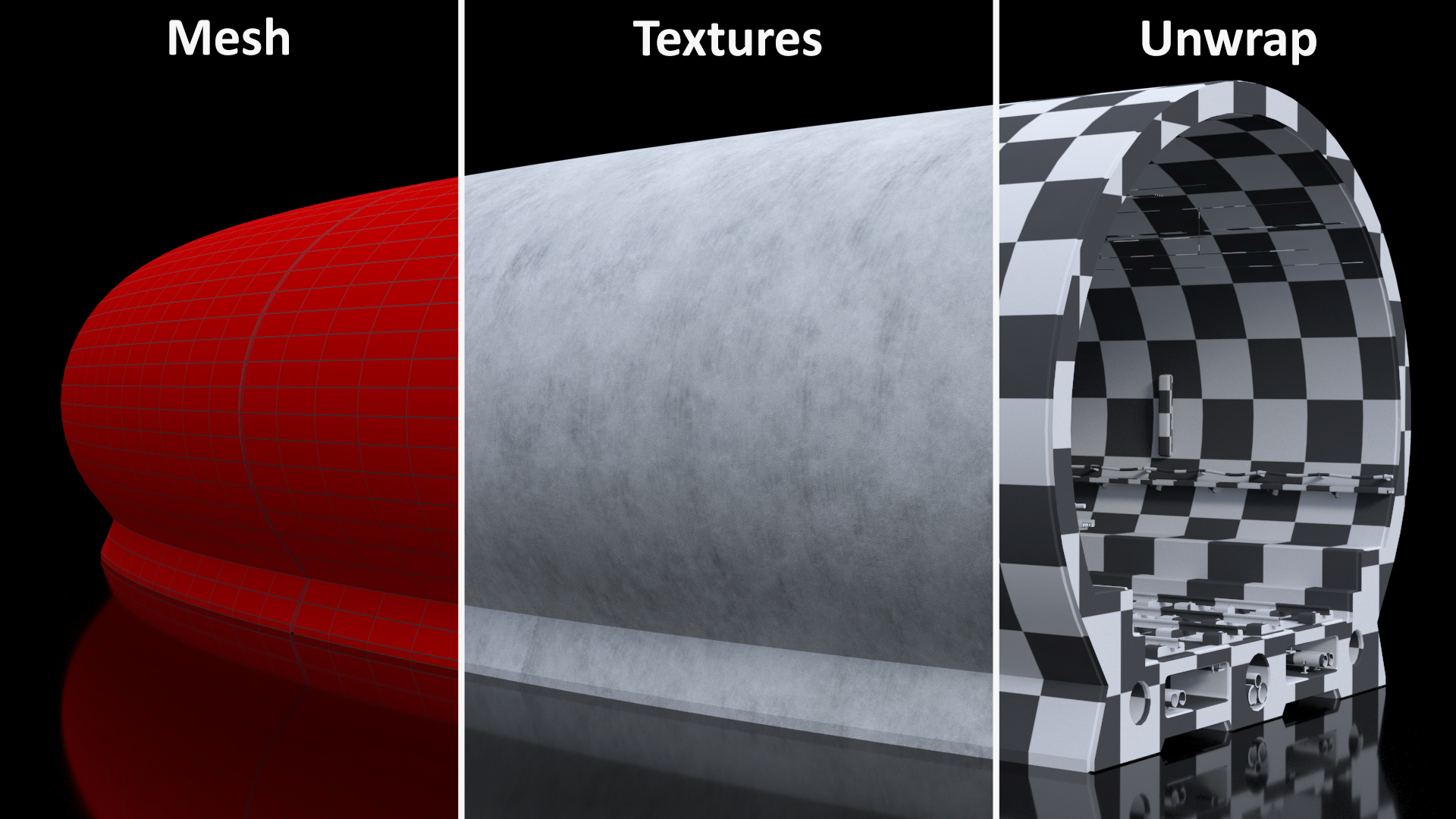 Railway Tunnel Section Wide Bend 3D