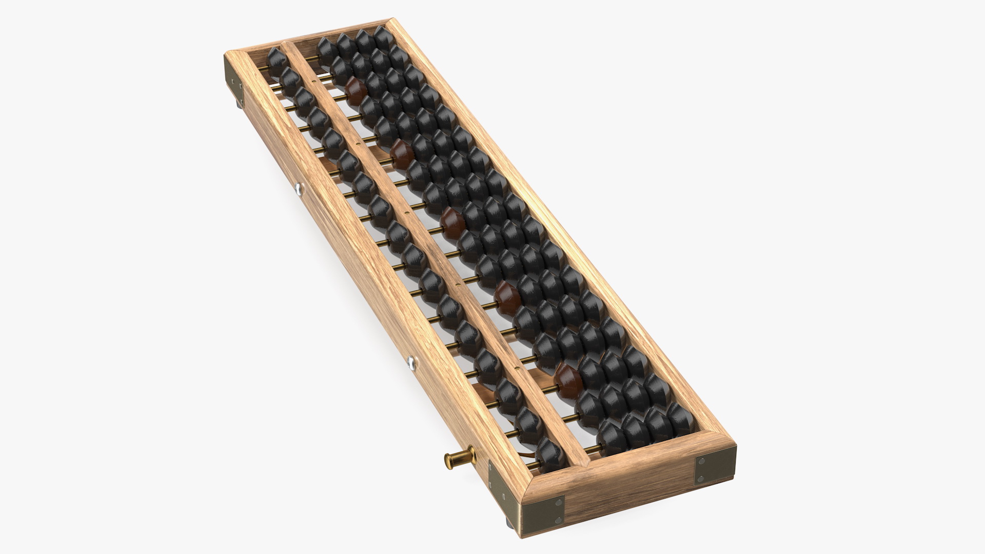 Vintage Soroban Abacus 3D