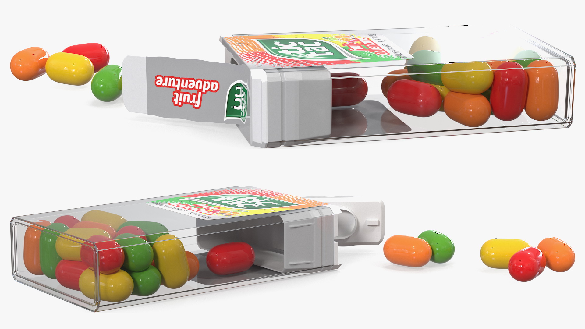 Tic Tac Fruit Adventure Mints Spilled 3D