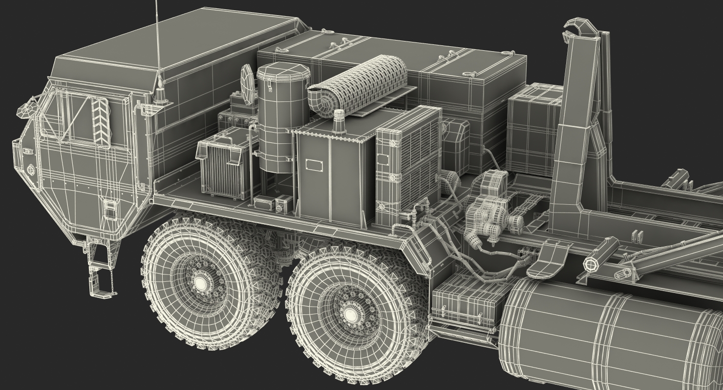 Terminal High Altitude Area Defense THAAD Battle Position 3D