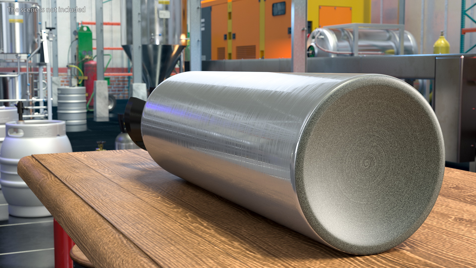 3D Aluminum CO2 Cylinder