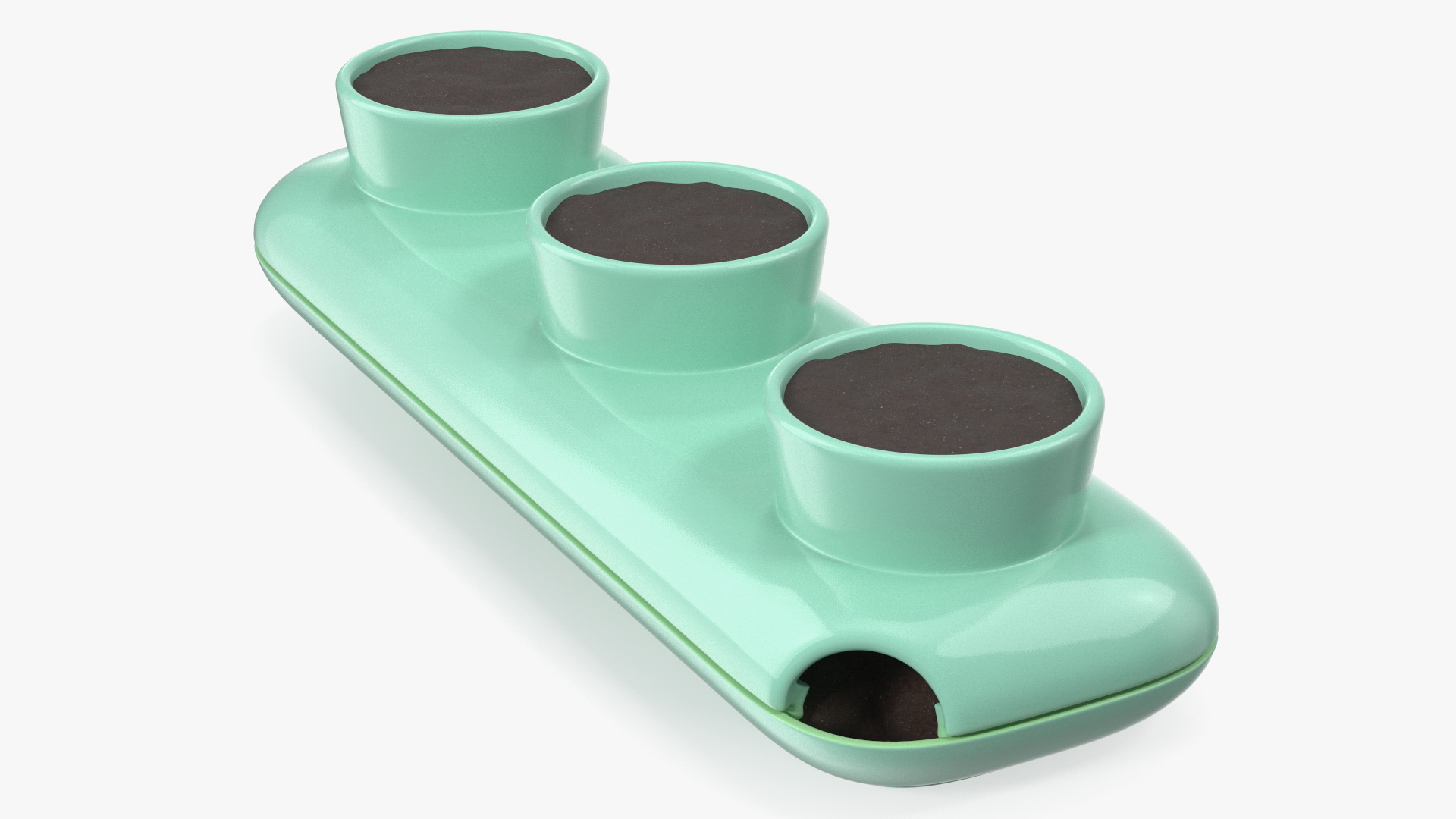 Trio Fresh Herb Pot Sagaform Green 3D model