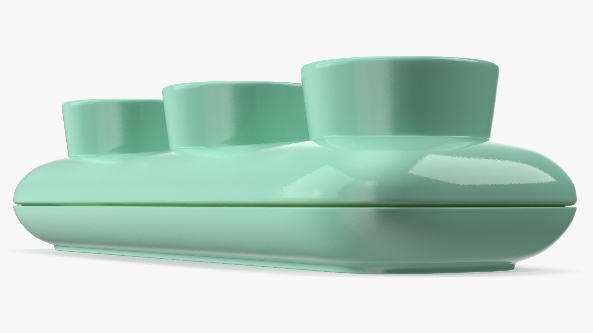 Trio Fresh Herb Pot Sagaform Green 3D model