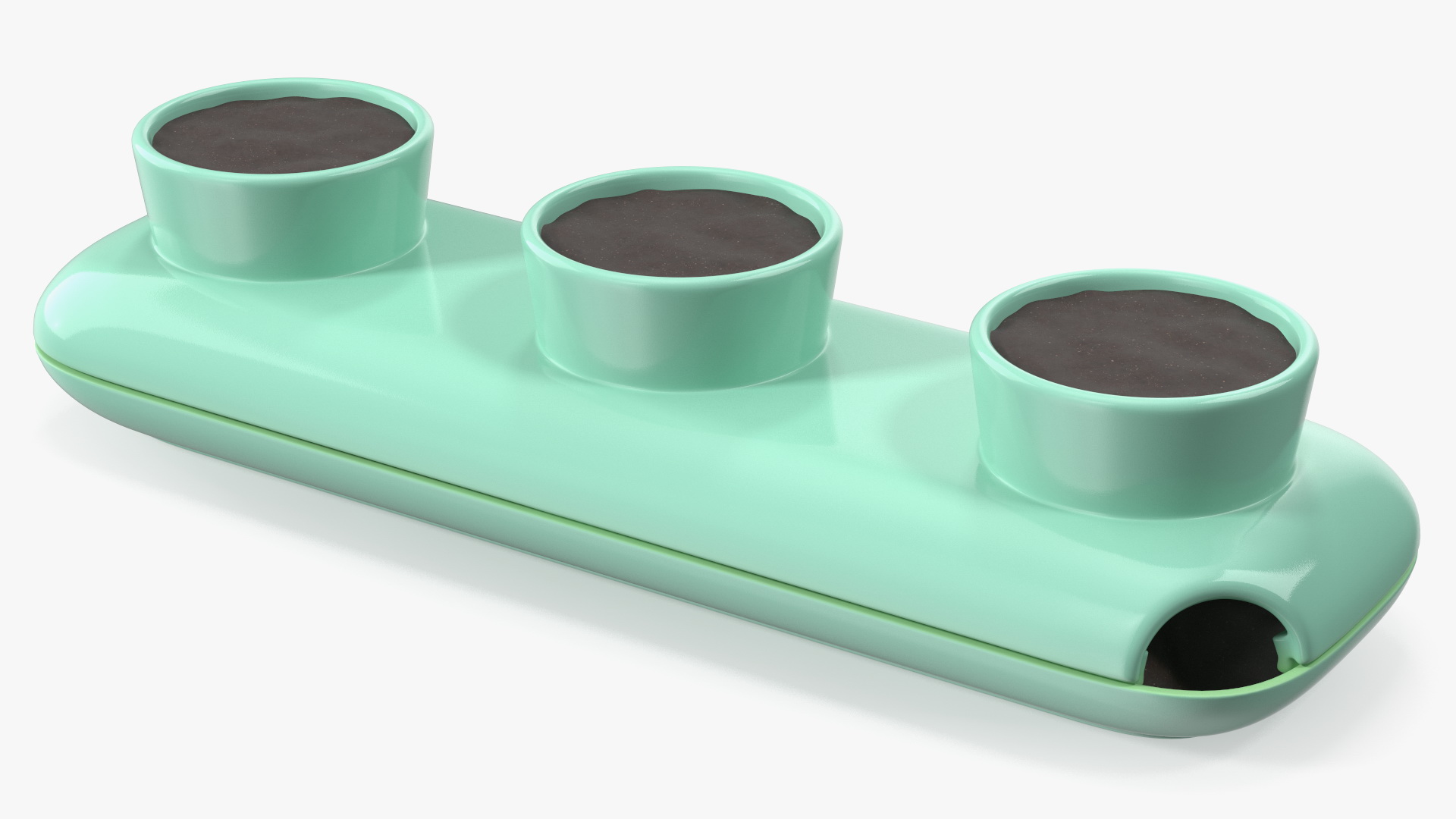 Trio Fresh Herb Pot Sagaform Green 3D model