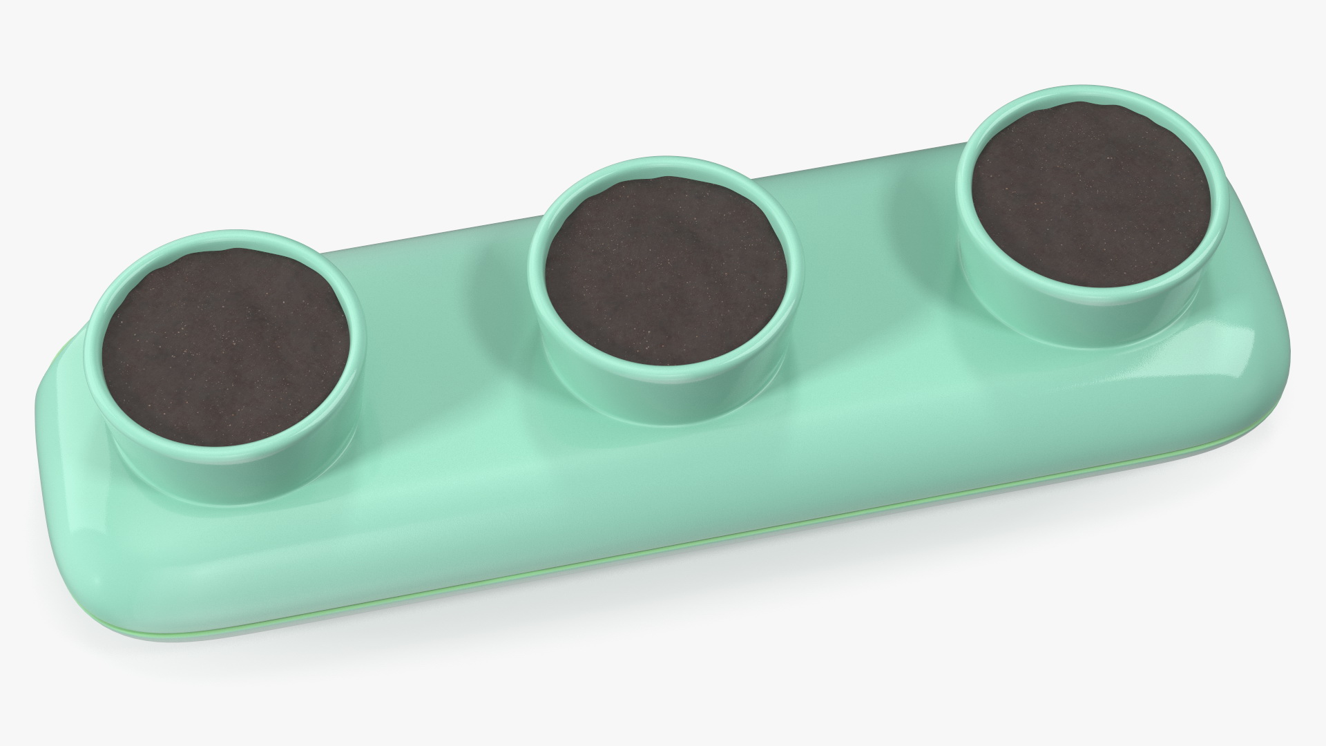 Trio Fresh Herb Pot Sagaform Green 3D model