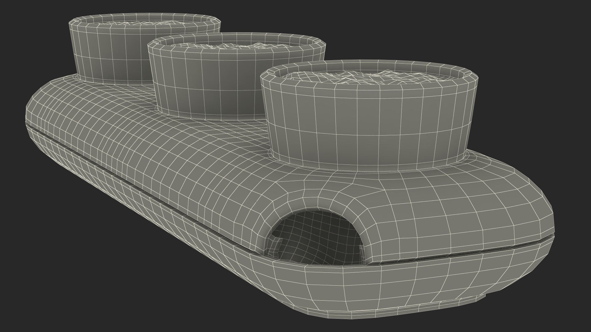 Trio Fresh Herb Pot Sagaform Green 3D model
