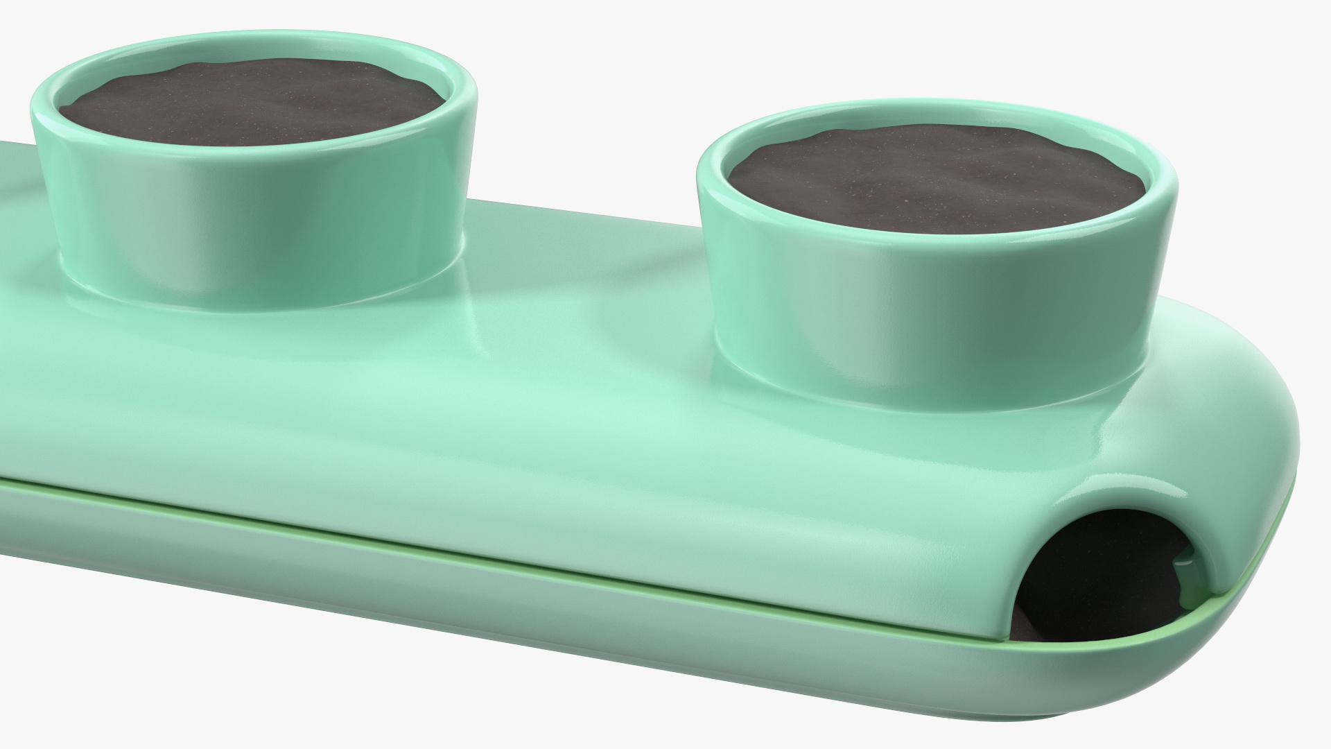 Trio Fresh Herb Pot Sagaform Green 3D model