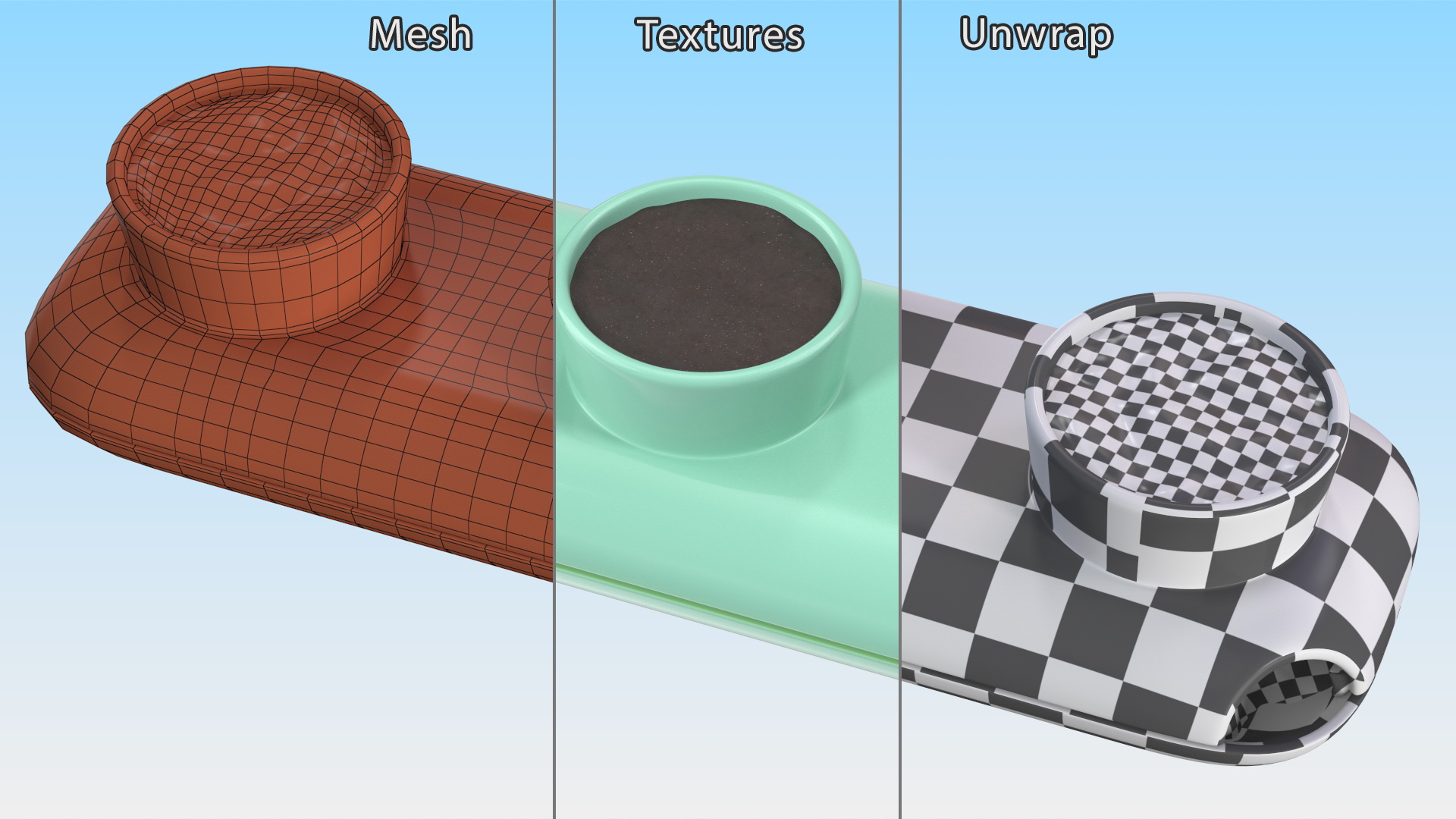 Trio Fresh Herb Pot Sagaform Green 3D model