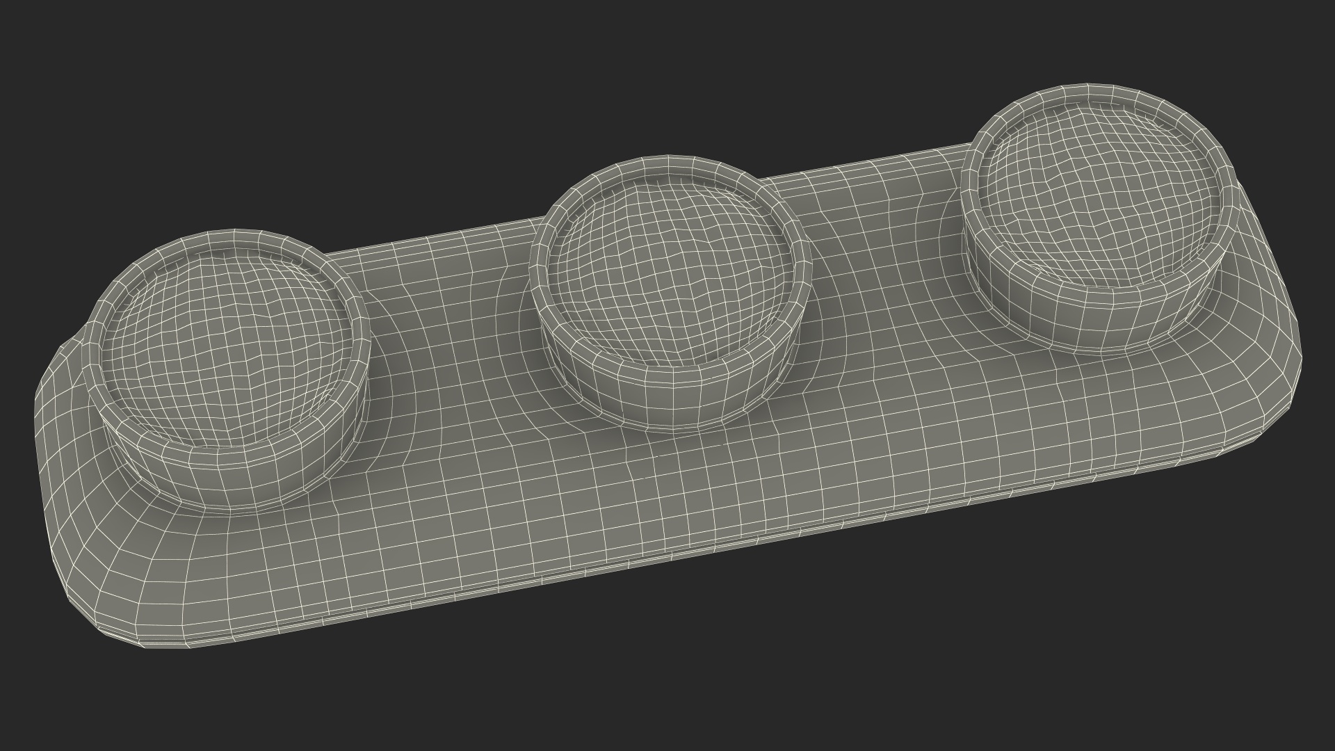 Trio Fresh Herb Pot Sagaform Green 3D model