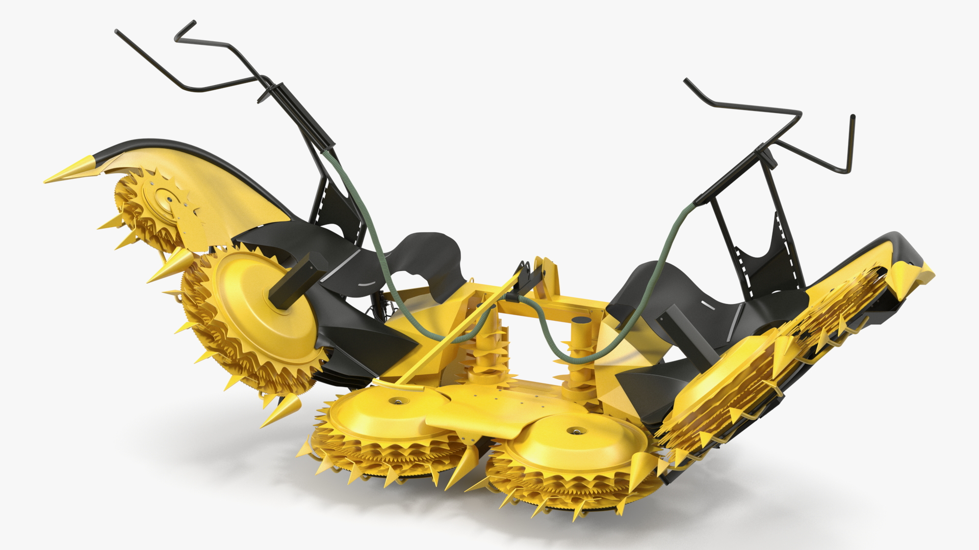 3D New Holland 750BFI Harvester Corn Header Semi-Folded New