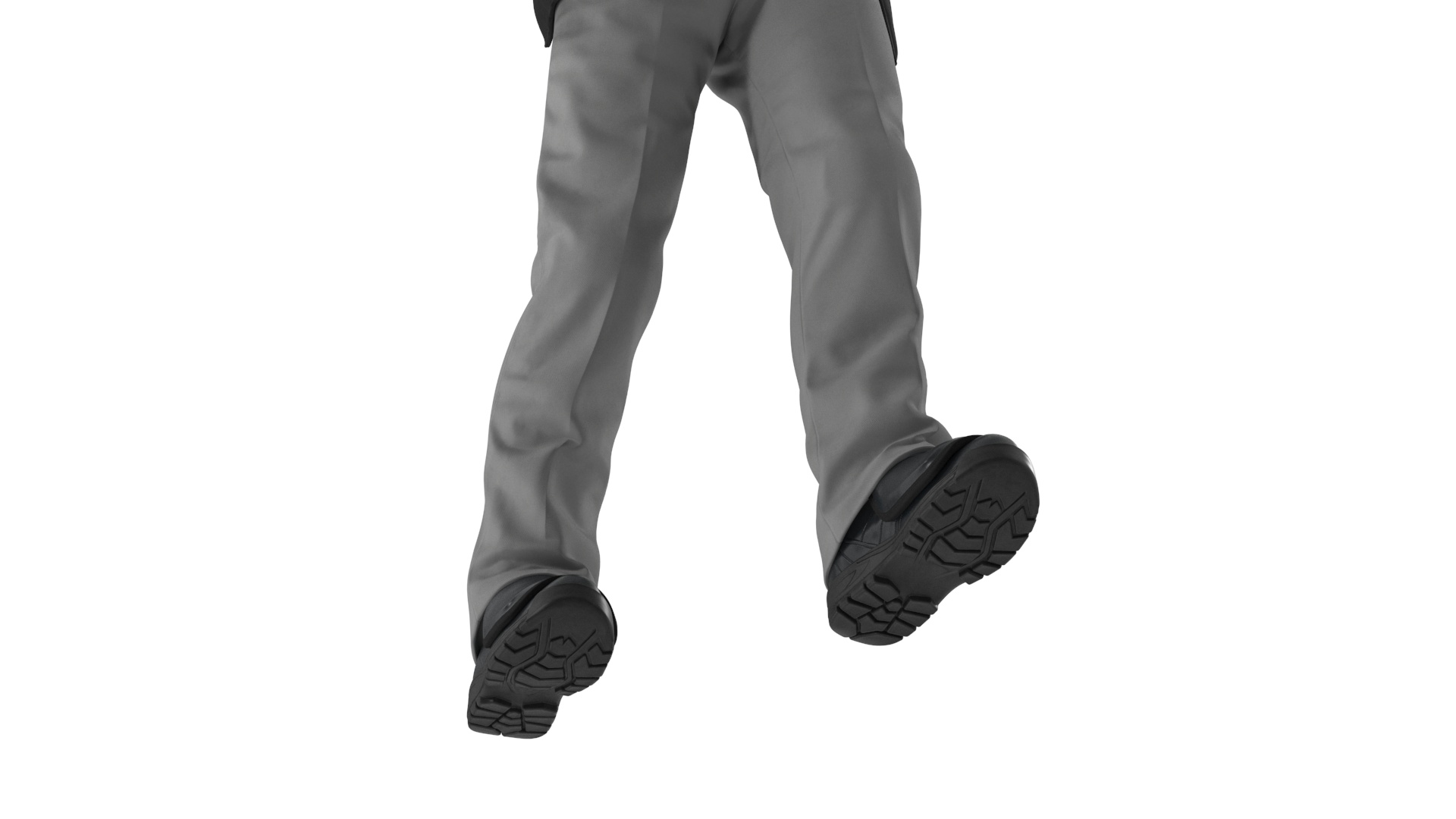 3D Baseball Umpire with Protective Mask Showing Points