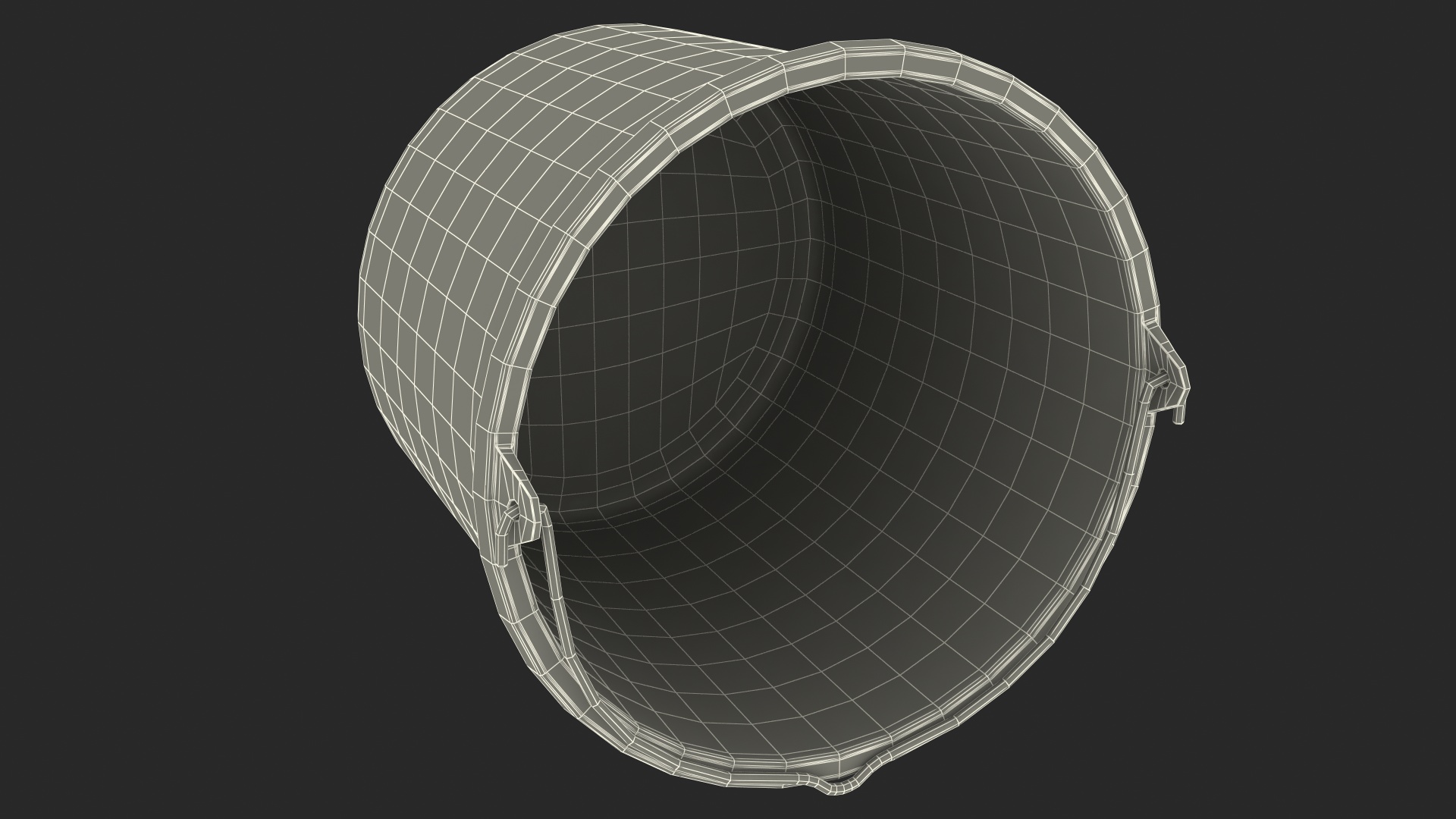 3D Construction Bucket 10L model