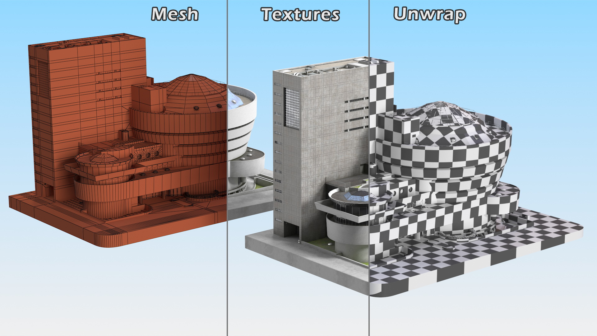 Museum Complex 3D model