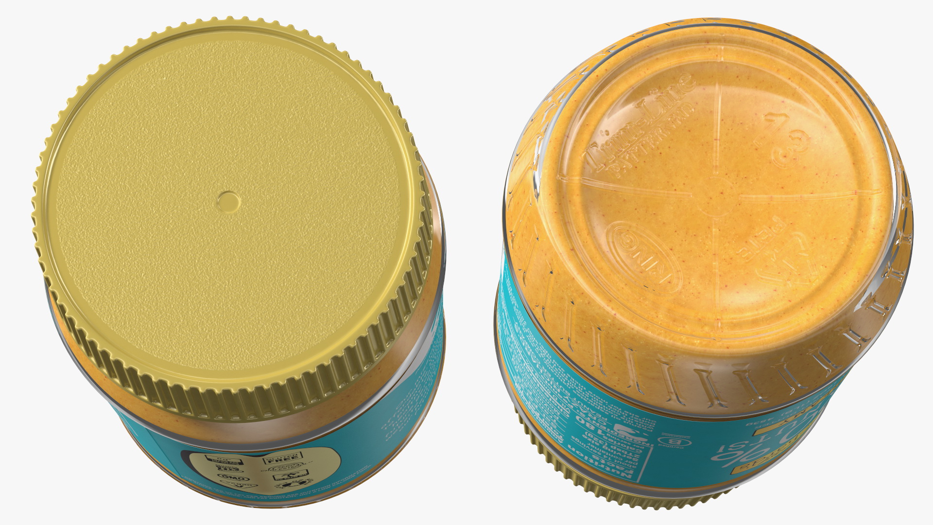3D Crazy Richards Natural Creamy Peanut Butter model