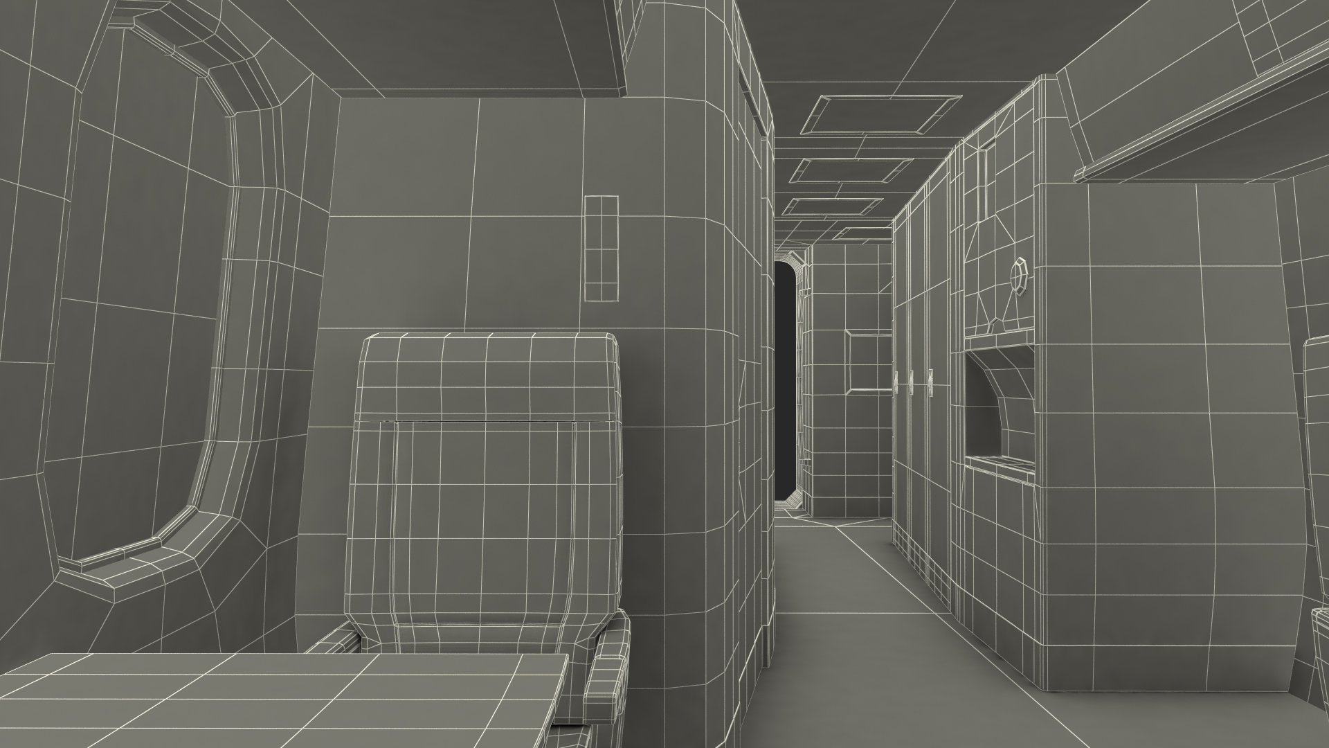 3D Acela Express First Class Coach