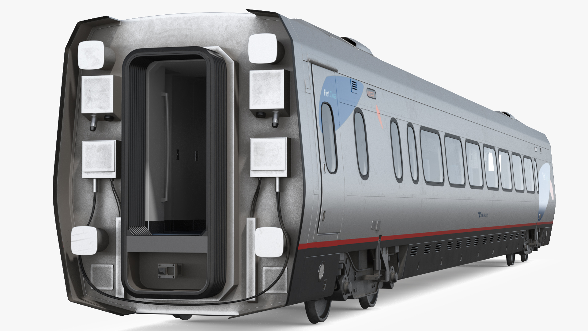 3D Acela Express First Class Coach