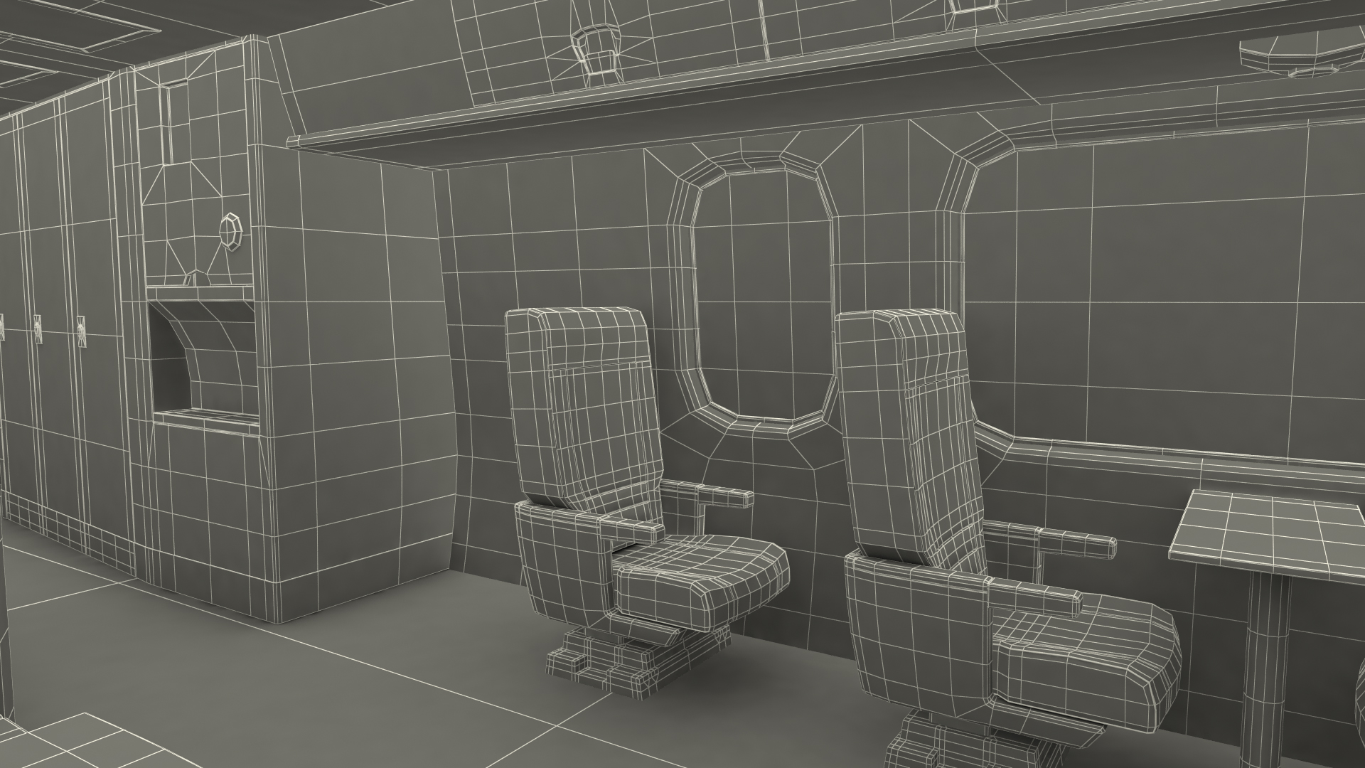 3D Acela Express First Class Coach