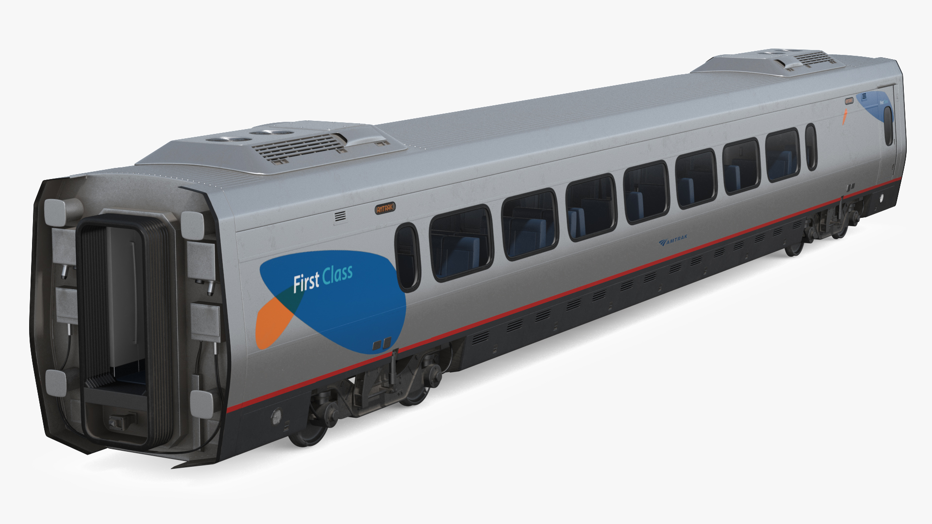 3D Acela Express First Class Coach