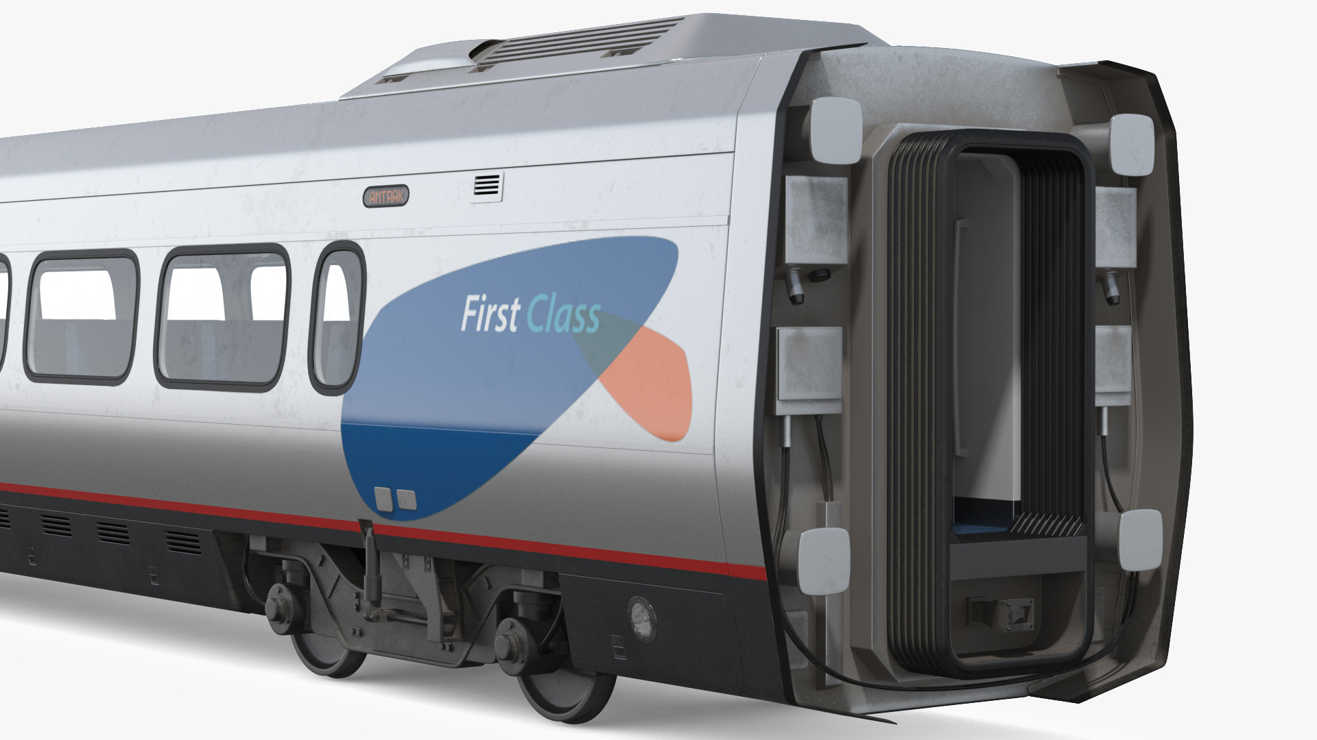 3D Acela Express First Class Coach