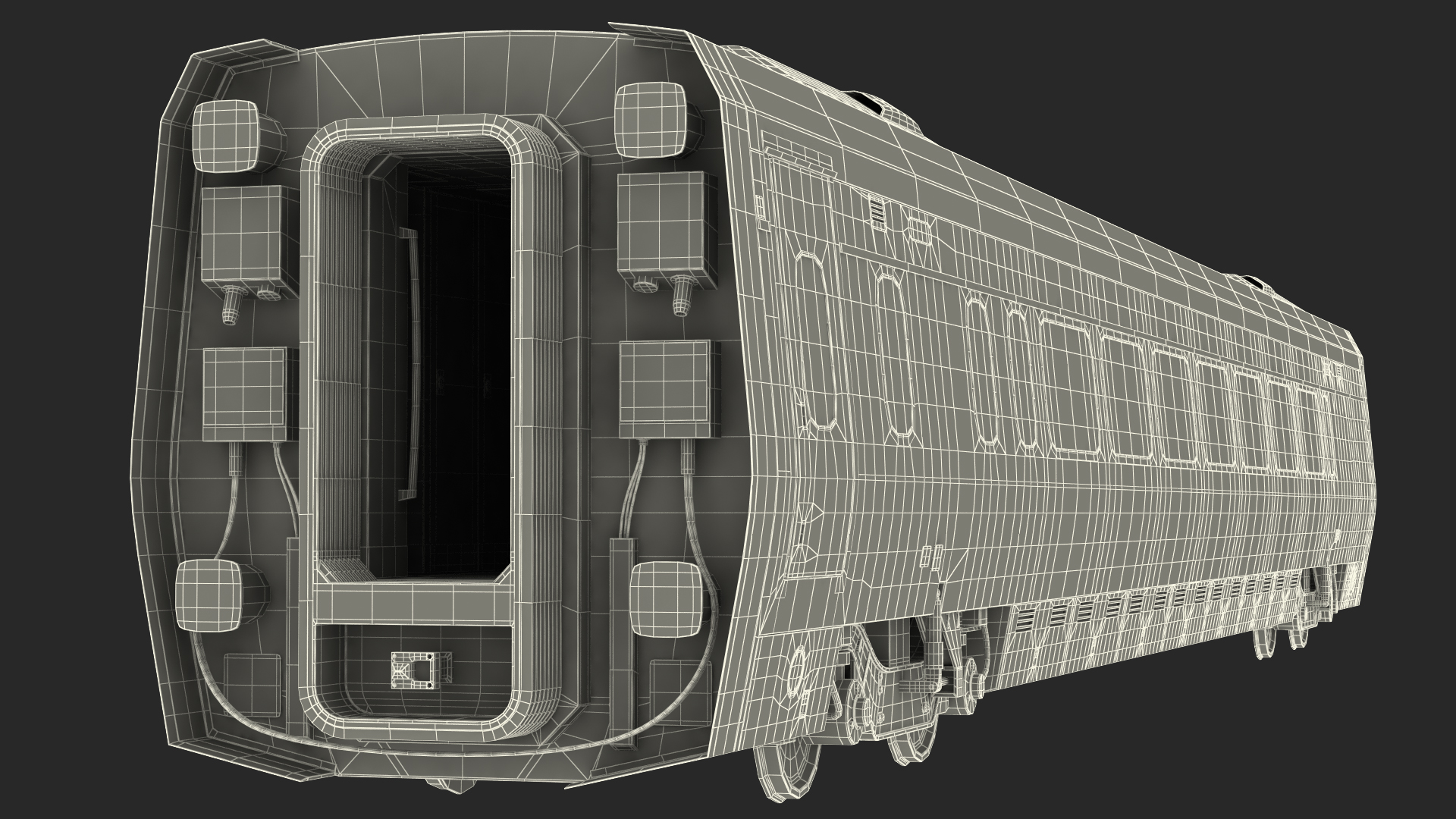 3D Acela Express First Class Coach