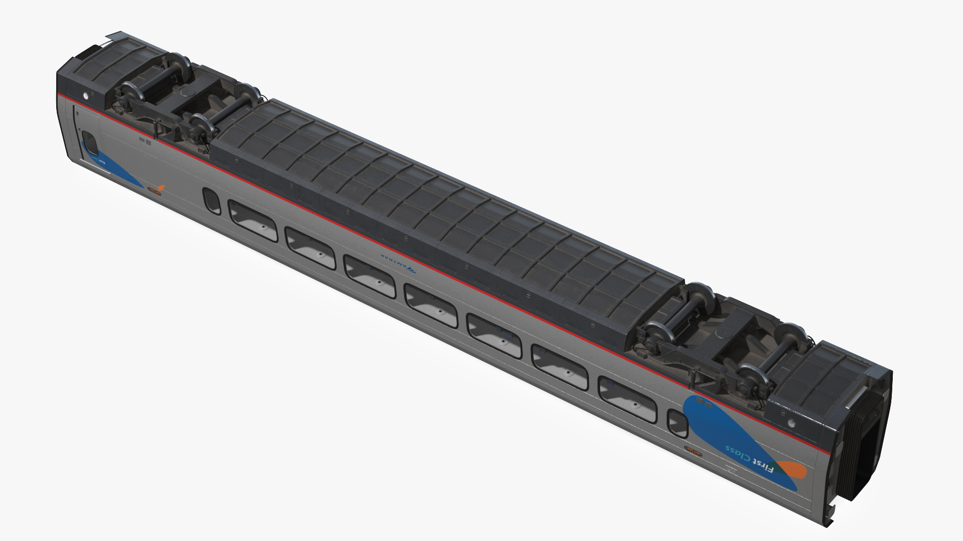 3D Acela Express First Class Coach