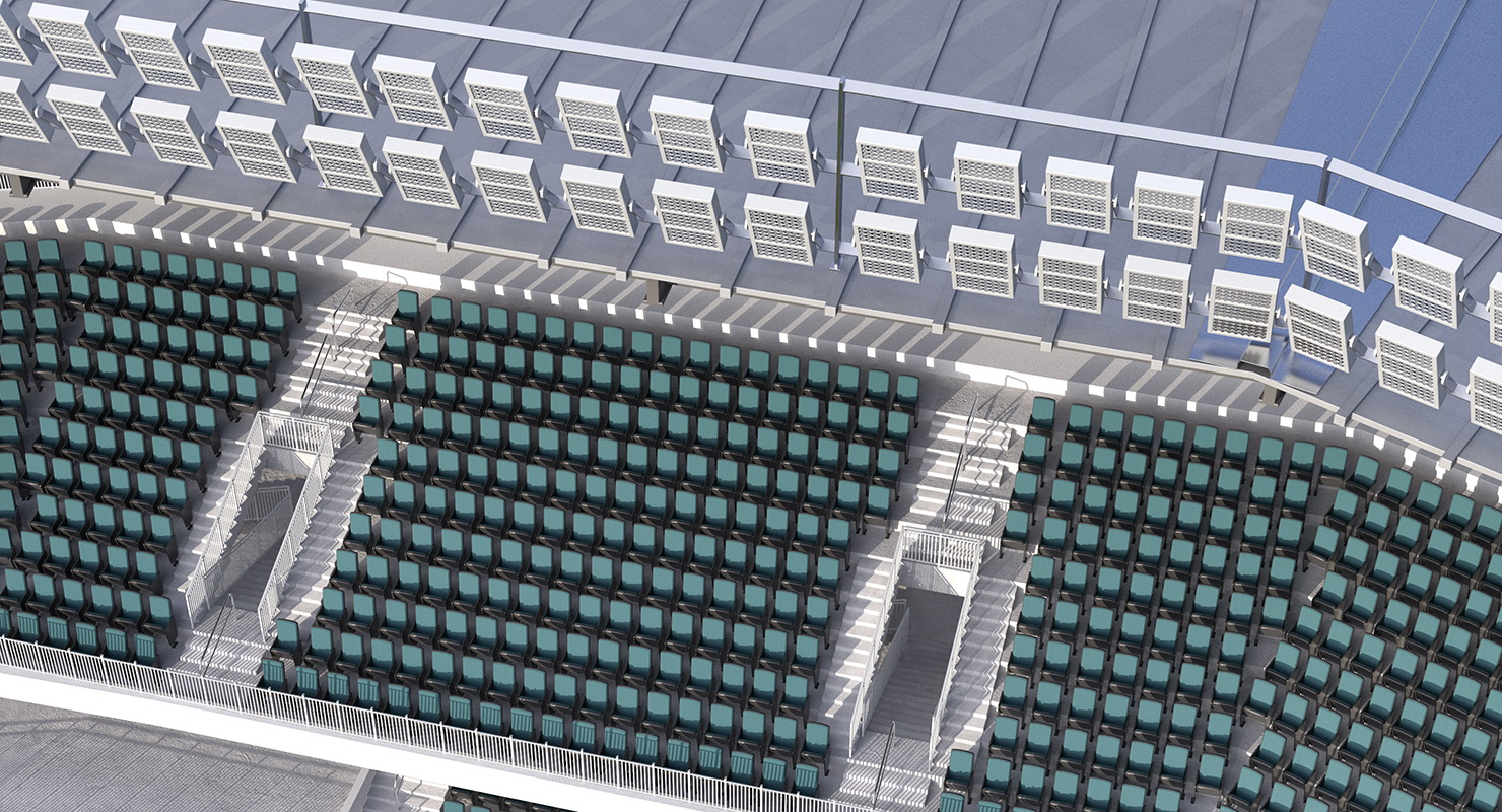3D model Stadium Lights Panel