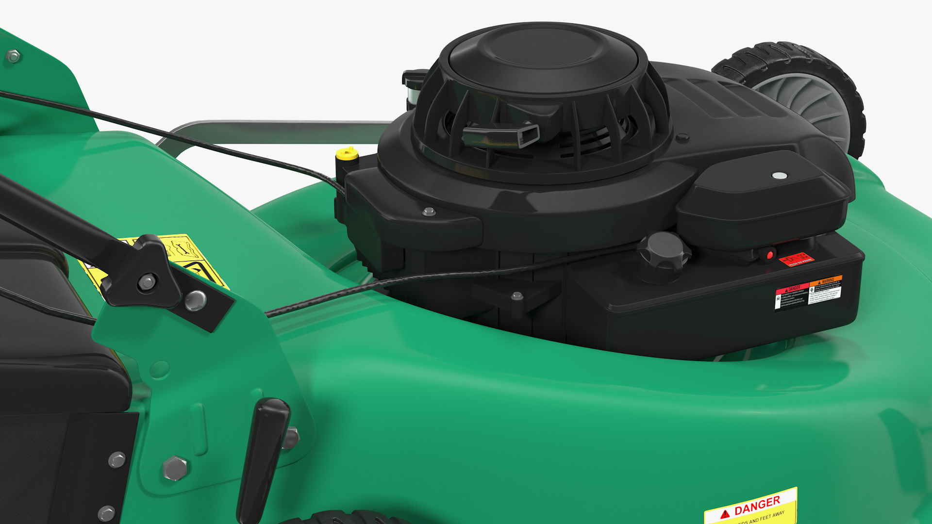 Cordless Push Lawn Mower 3D model