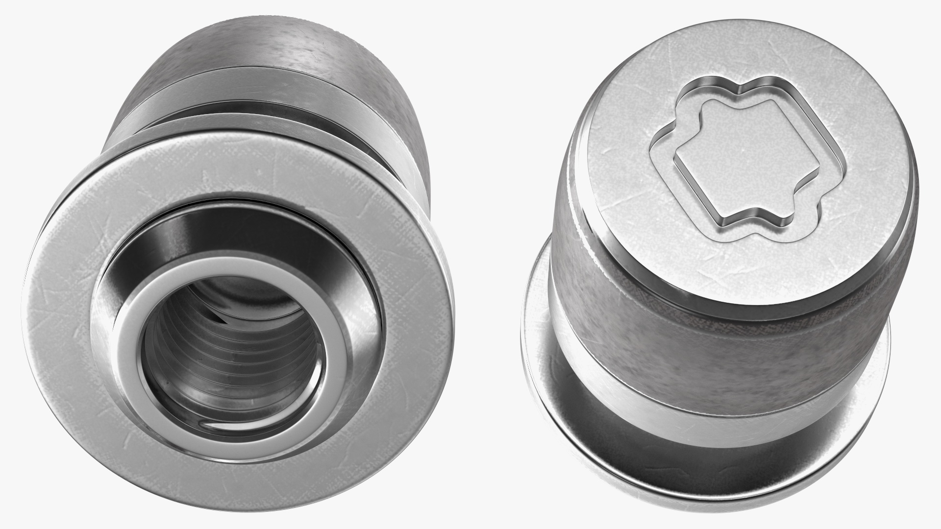 Alloy Wheel Lock with Key Set 3D model