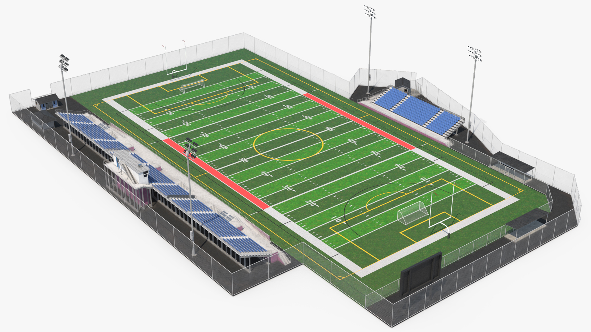 Outdoor American Football Field - view 5