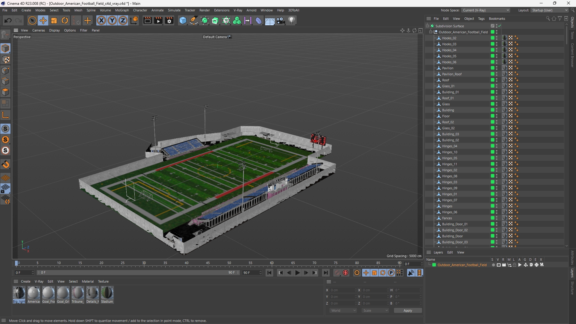 Outdoor American Football Field - view 12