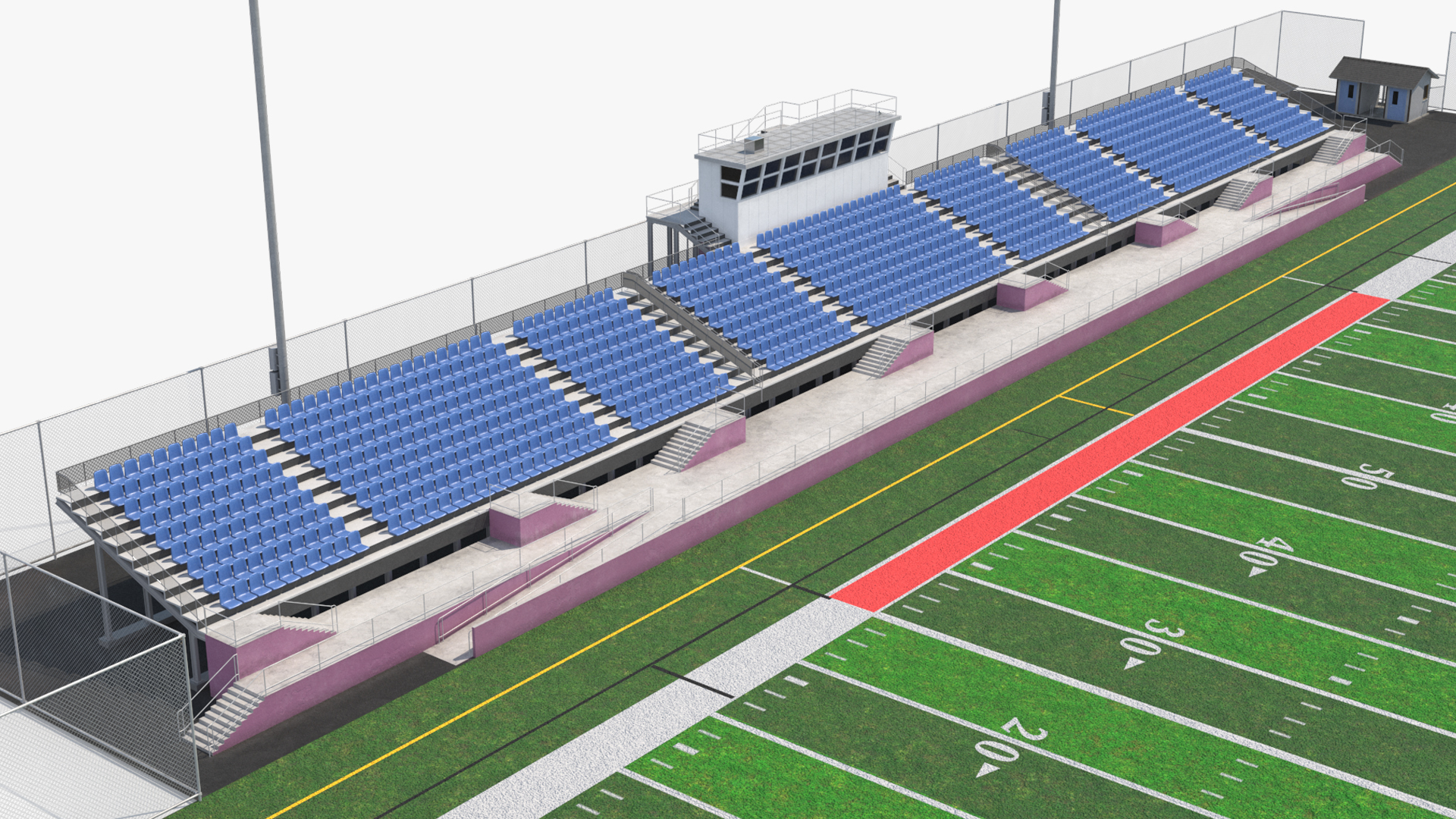 Outdoor American Football Field - view 6