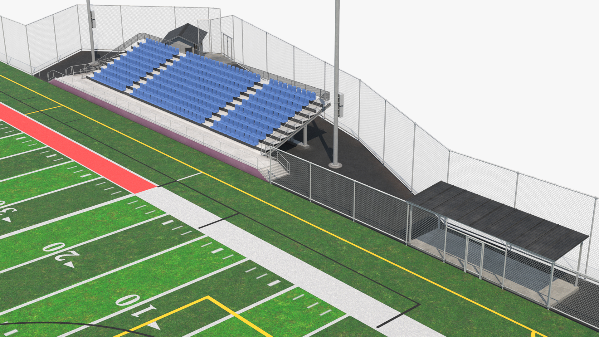 Outdoor American Football Field - view 7