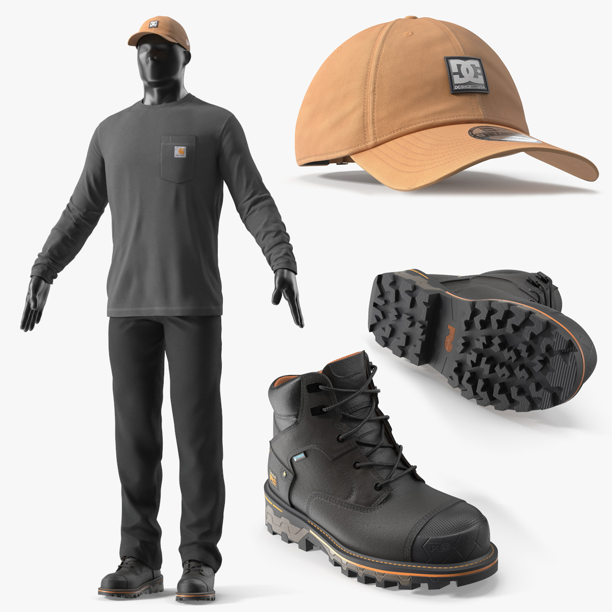 Carhartt Stocker Outfit Black