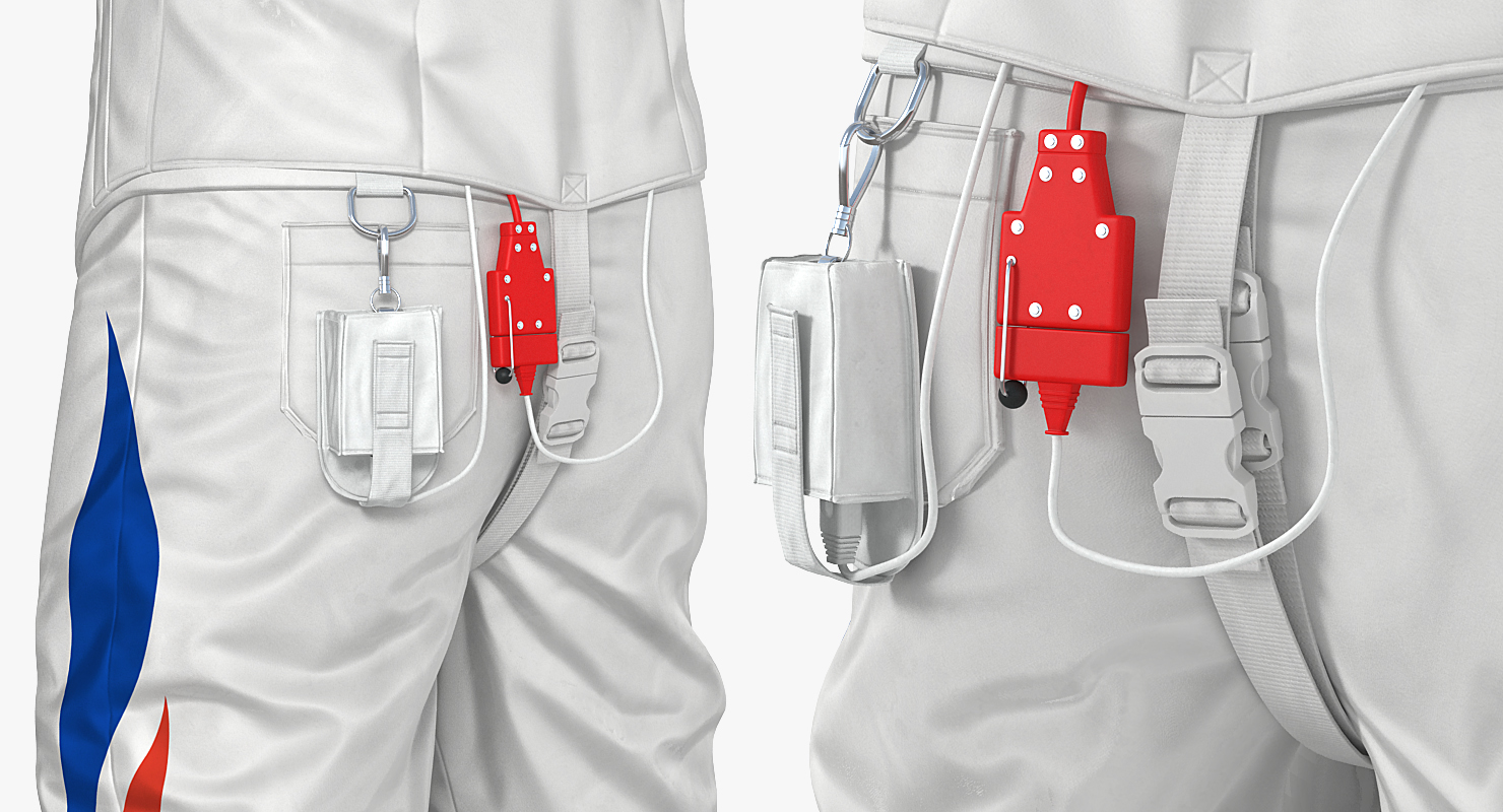 3D model Olympic Men Fencer Rigged