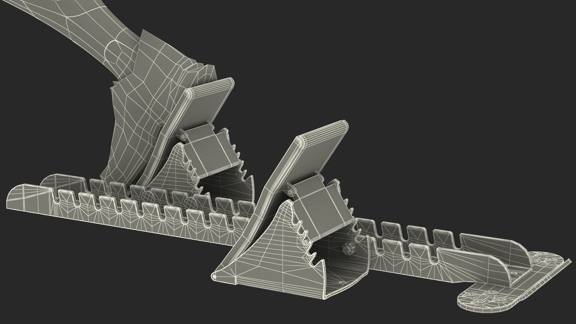 3D Light Skin Black Sportsmen with Starting Block Rigged model