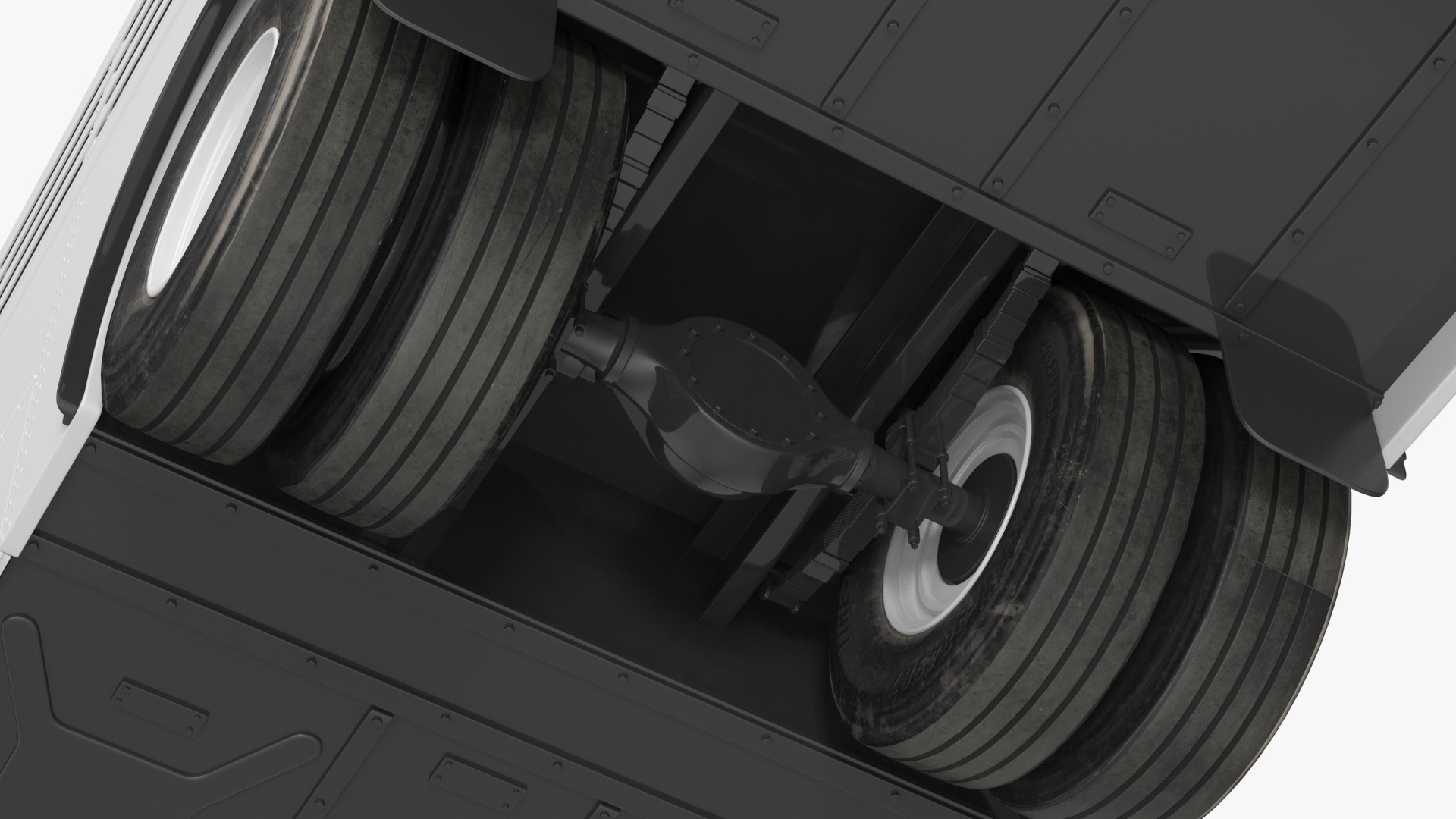 3D model Thomas Saf T Liner Prison Transport Bus Simple Interior