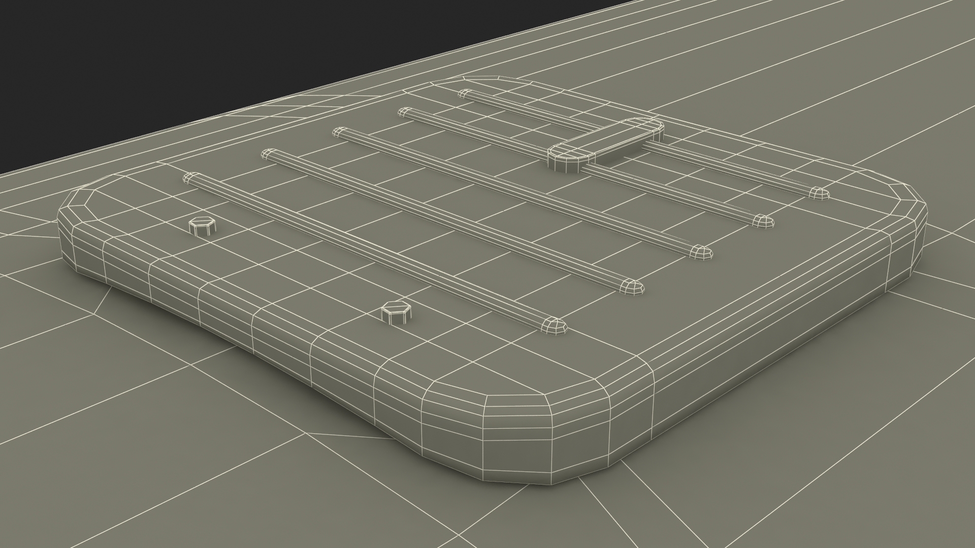 3D model Thomas Saf T Liner Prison Transport Bus Simple Interior