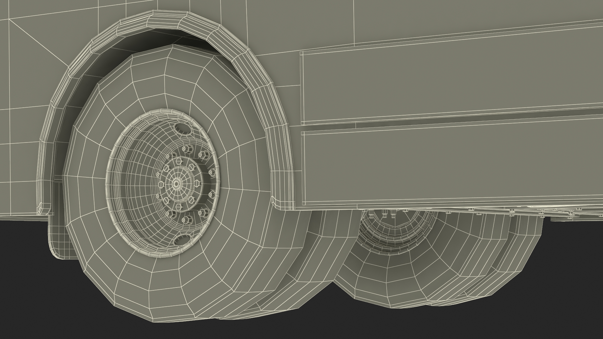 3D model Thomas Saf T Liner Prison Transport Bus Simple Interior