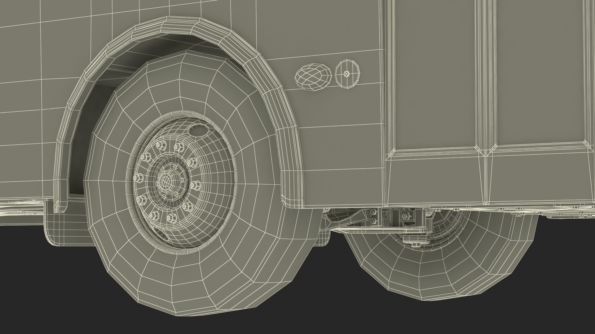 3D model Thomas Saf T Liner Prison Transport Bus Simple Interior
