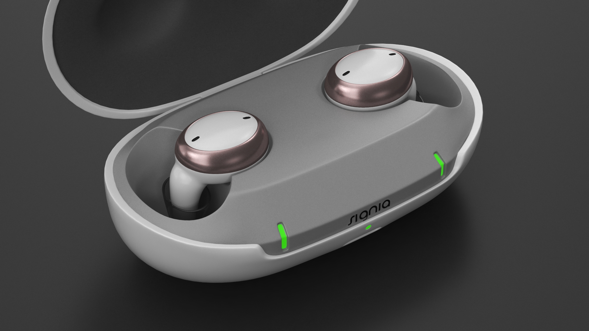 Signia Active Pro are Hearing Aids Rose Gold 3D model